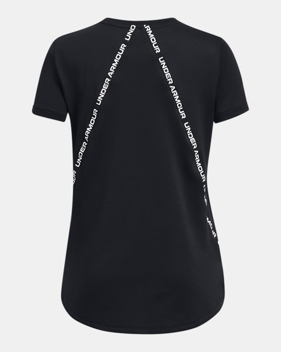 Girls' UA Knockout T-Shirt in Black image number 1